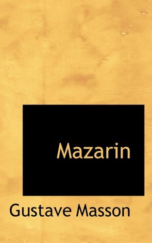 Beispielbild fr Mazarin zum Verkauf von Bookmans