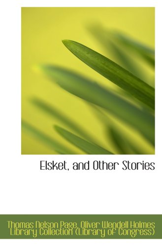 Imagen de archivo de Elsket, and Other Stories a la venta por Revaluation Books
