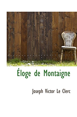 9781103697014: loge de Montaigne