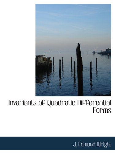 Stock image for Invariants of Quadratic Differential Forms for sale by Revaluation Books