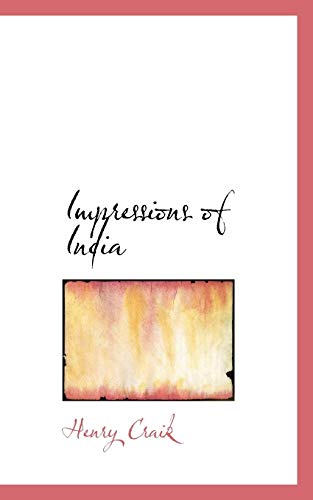 9781103727223: Impressions of India