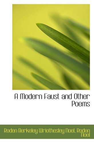 Stock image for A Modern Faust and Other Poems for sale by Revaluation Books