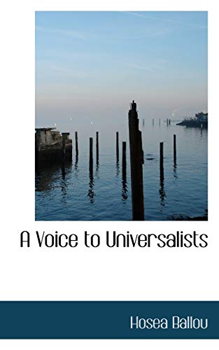 9781103803576: A Voice to Universalists