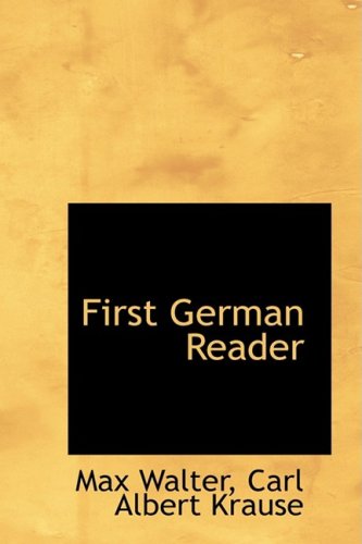 First German Reader - Max Walter