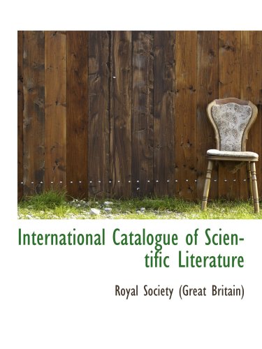 9781103868162: International Catalogue of Scientific Literature