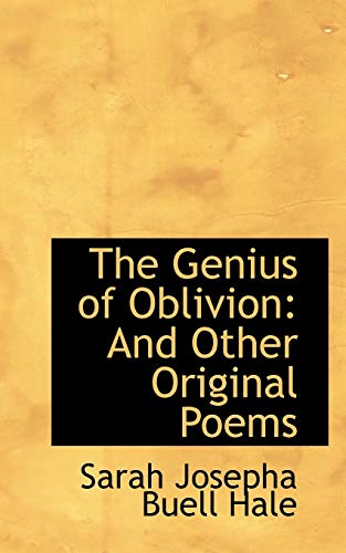 9781103871797: The Genius of Oblivion: And Other Original Poems