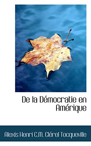 9781103959419: De La Democratie En Amerique (French Edition)