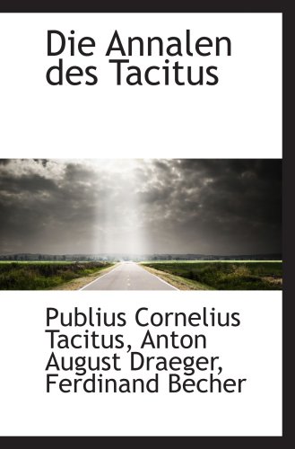 Die Annalen des Tacitus (9781103992362) by Tacitus, Publius Cornelius