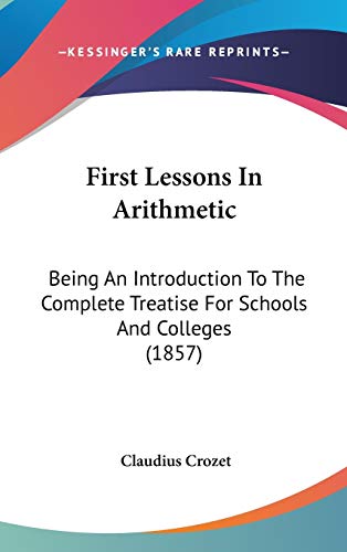 9781104155933: First Lessons In Arithmetic