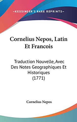 9781104172121: Cornelius Nepos, Latin Et Francois