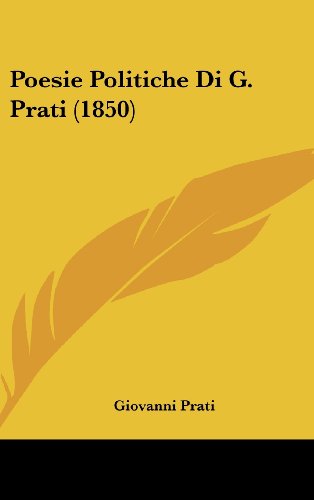 9781104542818: Poesie Politiche Di G. Prati (1850)