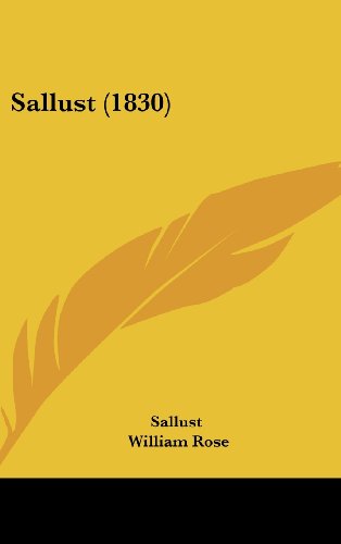 Sallust (1830) (9781104551339) by Sallust