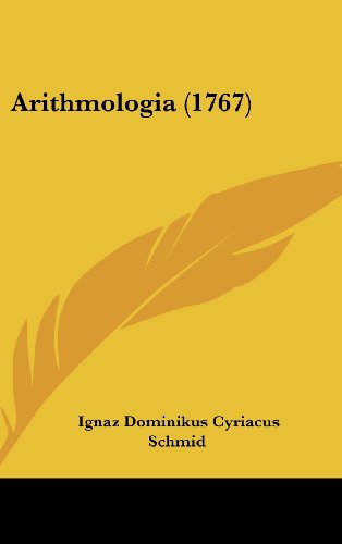 9781104673116: Arithmologia (1767)