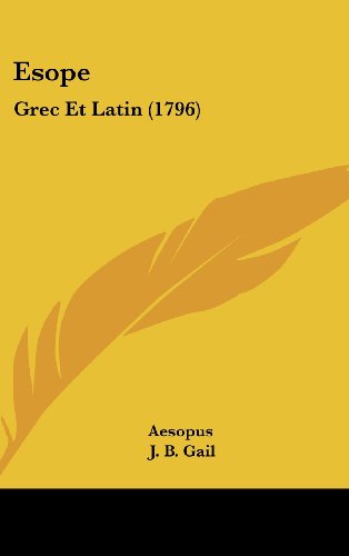 9781104705671: Esope: Grec Et Latin (1796)