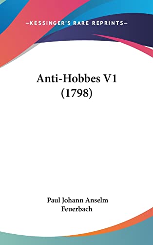 9781104812850: Anti-Hobbes V1 (1798)