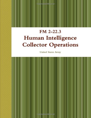 9781105038228: Fm 2-22.3 Human Intelligence Collector Operations