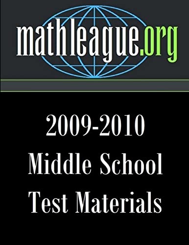 9781105039249: Middle School Test Materials 2009-2010
