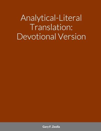 Stock image for Analytical-Literal Translation: Devotional Version for sale by GreatBookPrices