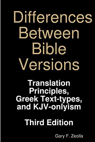 Stock image for Differences Between Bible Versions: Third Edition for sale by Bookmans