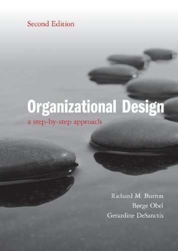 9781107004481: Organizational Design: A Step-by-Step Approach