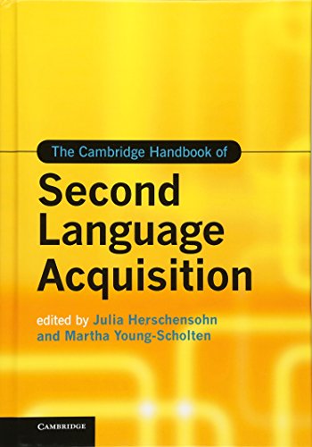 9781107007710: The Cambridge Handbook of Second Language Acquisition (Cambridge Handbooks in Language and Linguistics)