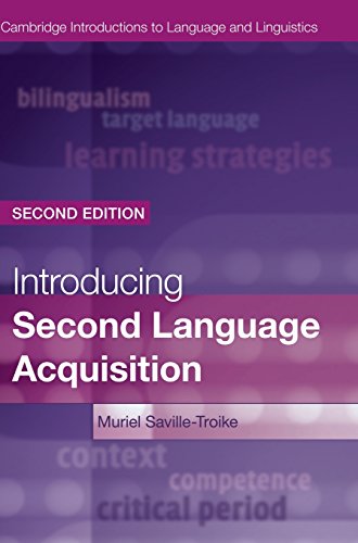 Imagen de archivo de Introducing Second Language Acquisition (Cambridge Introductions to Language and Linguistics) a la venta por dsmbooks