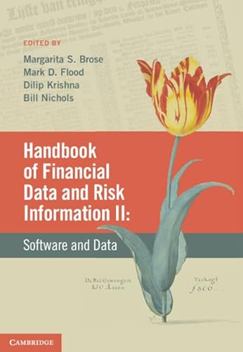 Beispielbild fr Handbook of Financial Data and Risk Information II: Software and Data zum Verkauf von Prior Books Ltd