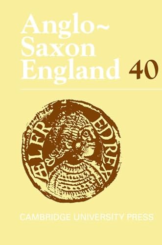Beispielbild fr Anglo-Saxon England: Volume 40 zum Verkauf von Blackwell's