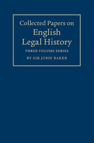 9781107020436: Collected Papers on English Legal History 3 Volume Set