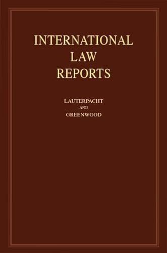 9781107022416: International Law Reports: Volume 146 (International Law Reports, Series Number 146)