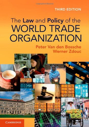 Imagen de archivo de The Law and Policy of the World Trade Organization: Text, Cases and Materials a la venta por medimops