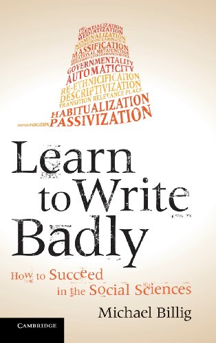 9781107027053: Learn to Write Badly Hardback: How to Succeed in the Social Sciences