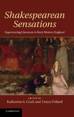 Stock image for Shakespearean Sensations: Experiencing Literature in Early Modern England for sale by Ria Christie Collections