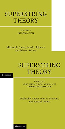 Imagen de archivo de Superstring Theory 2 Volume Hardback Set: 25th Anniversary Edition (2 Hardback books) a la venta por Revaluation Books