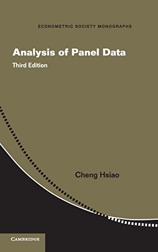 Stock image for Analysis of Panel Data (Econometric Society Monographs, Series Number 54) for sale by Books From California