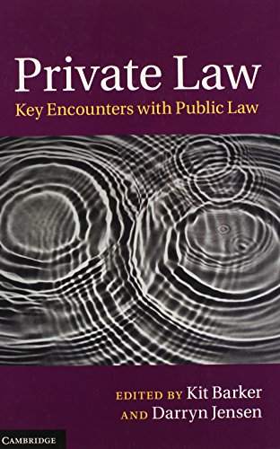 Stock image for Private Law: Key Encounters with Public Law for sale by AMM Books