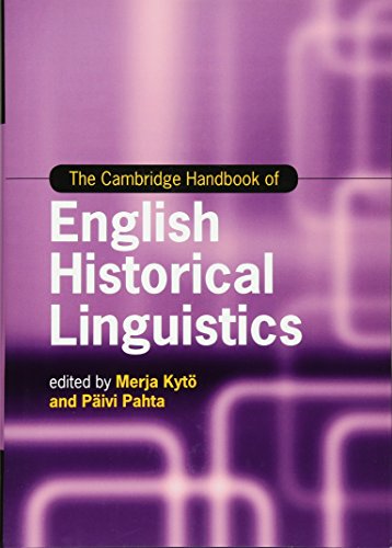 Stock image for The Cambridge Handbook of English Historical Linguistics Cambridge Handbooks in Language and Linguistics for sale by PBShop.store US