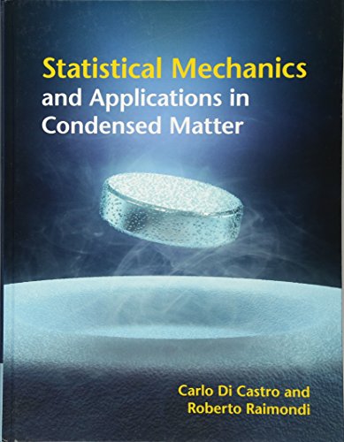 9781107039407: Statistical Mechanics and Applications in Condensed Matter