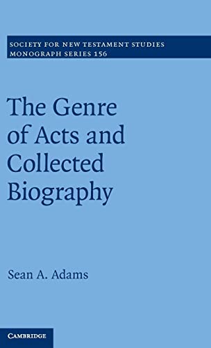 9781107041042: The Genre of Acts and Collected Biography