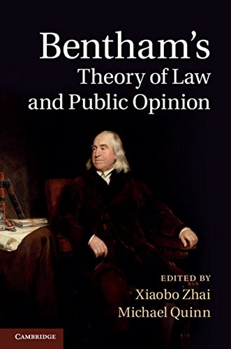 Beispielbild fr Bentham's Theory of Law and Public Opinion zum Verkauf von Cambridge Rare Books