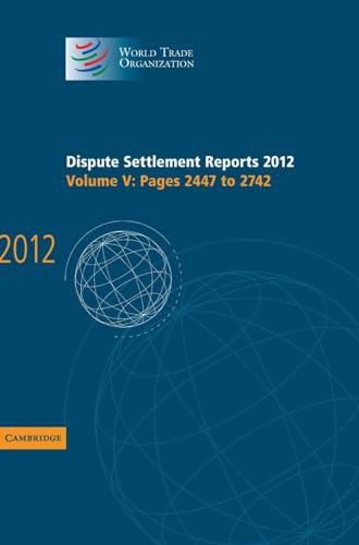 Imagen de archivo de Dispute Settlement Reports 2012: Vol 5 a la venta por Revaluation Books