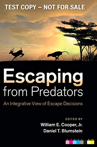 Stock image for Escaping from Predators: An Integrative View of Escape Decisions for sale by killarneybooks