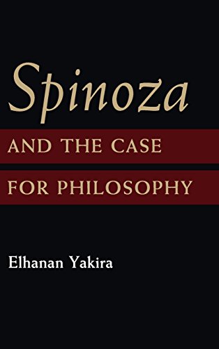 Imagen de archivo de Spinoza and the Case for Philosophy a la venta por Ria Christie Collections