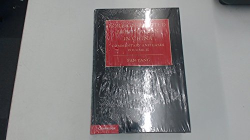 Imagen de archivo de Foreign-Related Arbitration in China 2 Volume Hardback Set: Commentary and Cases a la venta por AwesomeBooks