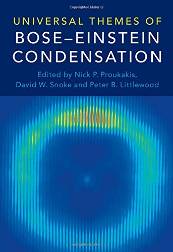 Beispielbild fr Universal Themes of Bose-Einstein Condensation zum Verkauf von Prior Books Ltd
