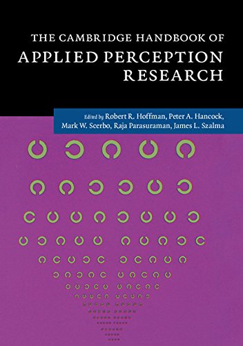 Stock image for The Cambridge Handbook of Applied Perception Research 2 Volume Hardback Set Cambridge Handbooks in Psychology for sale by PBShop.store US