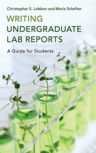 Imagen de archivo de Writing Undergraduate Lab Reports: A Guide for Students a la venta por Lucky's Textbooks