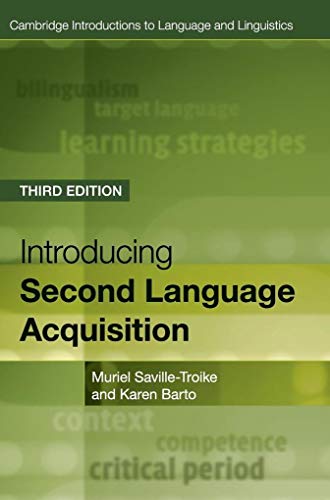 Imagen de archivo de Introducing Second Language Acquisition a la venta por Brook Bookstore On Demand