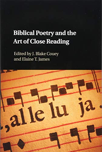 Beispielbild fr Biblical Poetry and the Art of Close Reading zum Verkauf von Blackwell's