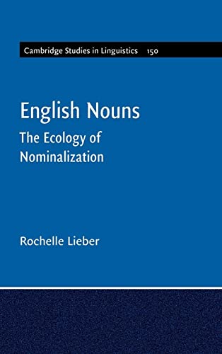Stock image for English Nouns: The Ecology of Nominalization for sale by Prior Books Ltd